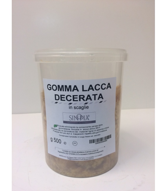GOMMA LACCA DECERATA SCAGLIE - conf. 500 g