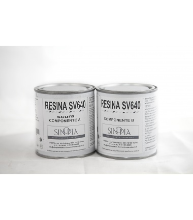§§ RESINA SV640 SCURA (A+B 100+100 g) - conf. 200 g