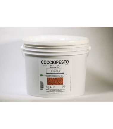 COCCIOPESTO FINE 0-1 mm - conf. 4 Kg
