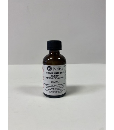 COLORANTE BIANCO LIQUIDO PER RESINE - 30 ml