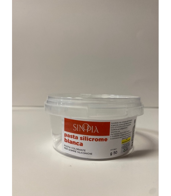 PASTA SILICROME BIANCO PER GOMME SILICONICHE - conf. 50 g