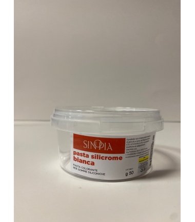 PASTA SILICROME BIANCO PER GOMME SILICONICHE - conf. 50 g