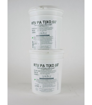 RTV PA TIXO 60' (500 g A+500 g B) AL PLATINO-conf 1 Kg