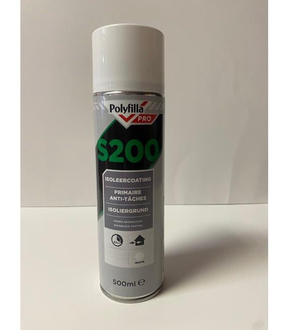 FONDO ISOLANTE ANTIMACCHIA S200 POLYFILLA SPRAY - conf. 500 ml