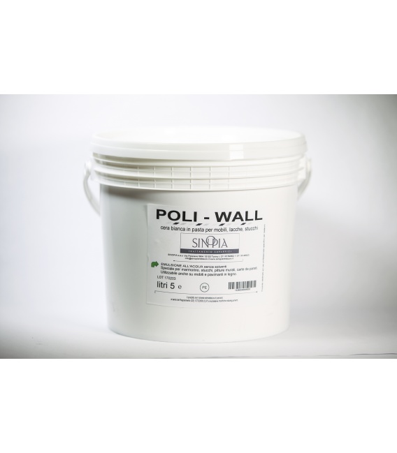 POLIWALL CERA ALL'ACQUA - 5 Litri