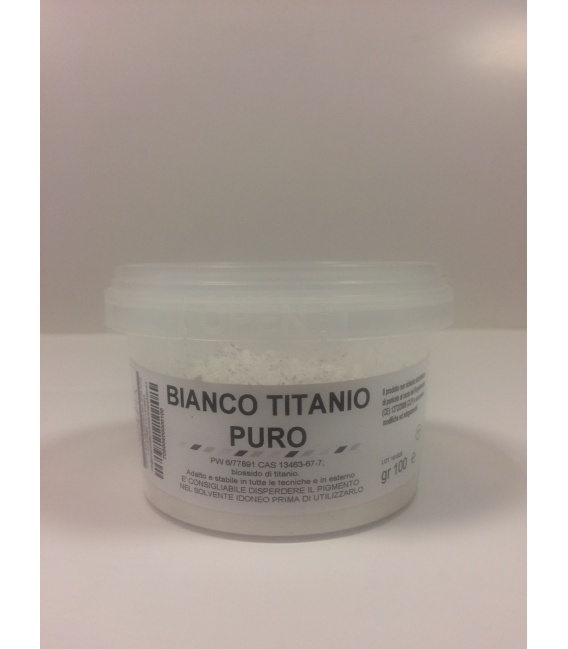 BIANCO TITANIO PURO - conf. 100 g