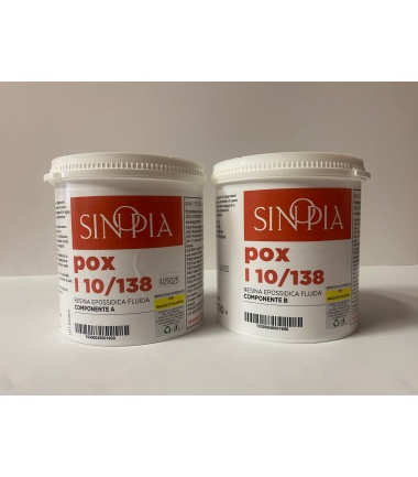 RESINA EPOSSIDICA POX I 10/138 (A+B 1Kg+600g) - conf. Kg 1,60