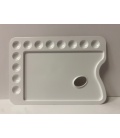 TAVOLOZZA PLASTICA 35x25 cm RETTANGOLARE **