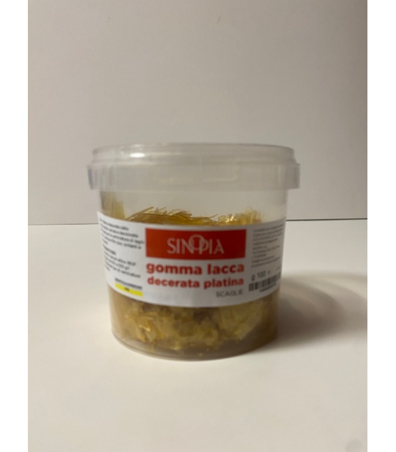 GOMMA LACCA DECERATA PLATINA SCAGLIE -conf. 100 g