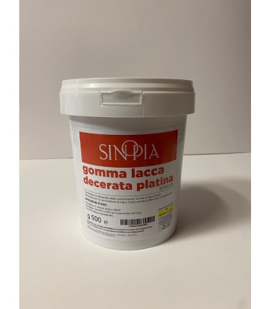 GOMMA LACCA DECERATA PLATINA SCAGLIE -conf. 500 g