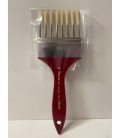 PENNELLESSA FINTO LEGNO/MARMO A DENTI MIS. 80