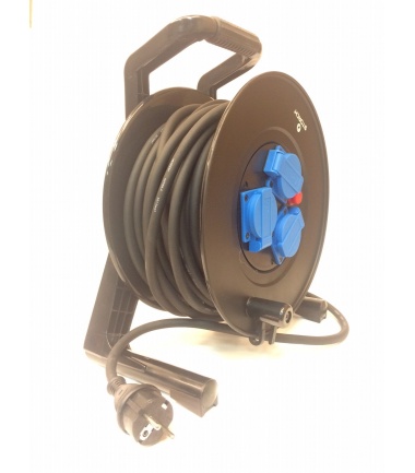 AVVOLGICAVO ELETTRICO m 25 - 3 PRESE 1,5 - 230 V