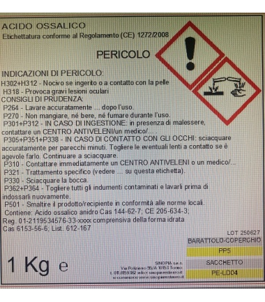 ACIDO OSSALICO - conf. 1 Kg
