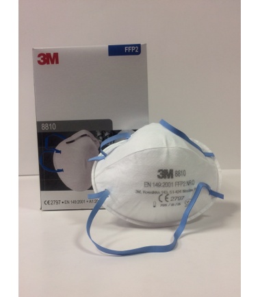 RESPIRATORE 3M 8810 PER POLVERI FFP2 conf. 20 pzz