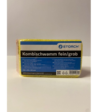 SPUGNA KOMBI DOPPIO USO-1 LATO ABRASIVO