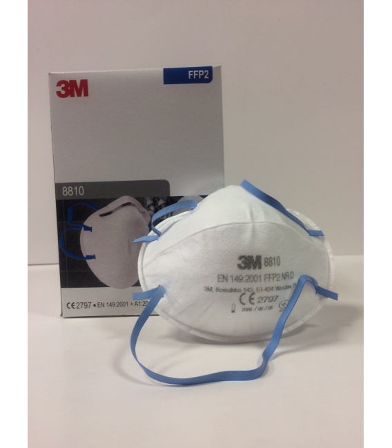 RESPIRATORE 3M 8810 PER POLVERI FFP2 conf. 20 pzz