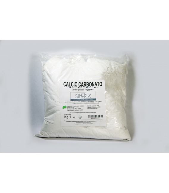 CALCIO CARBONATO LEGGERO 6,5 micron - conf. 1 Kg