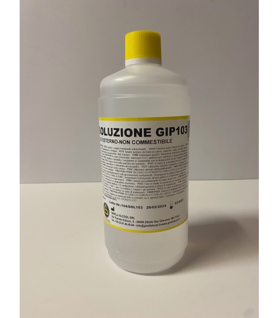 SOLUZIONE GIP 103 (ALCOOL ISOPROPILICO DEN 97%) - 1 litro