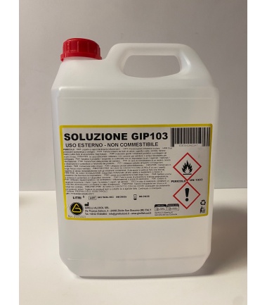 SOLUZIONE GIP 103 (ALCOOL ISOPROPILICO DEN 97%) - 5 litri