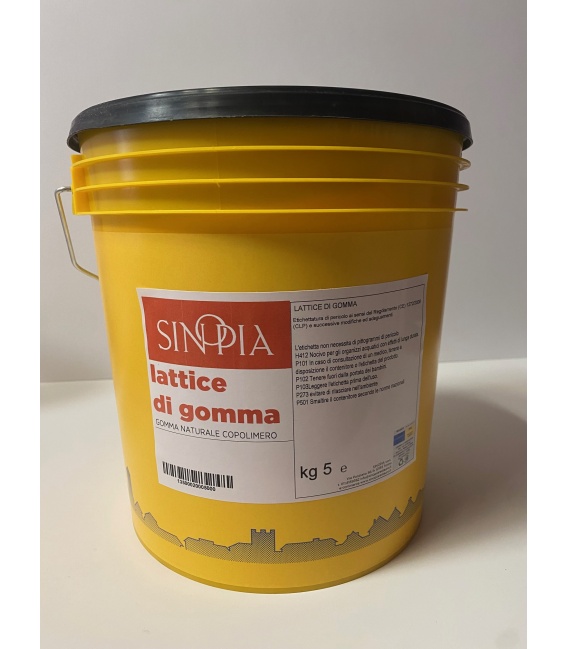 LATTICE DI GOMMA PURO - conf. 5 Kg