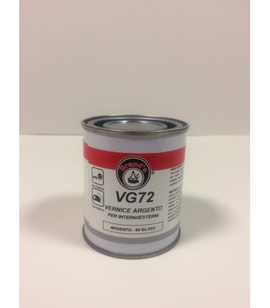 VERNICE ARGENTO PER INTERNI/ESTERNI VG72 - conf. 125 ml