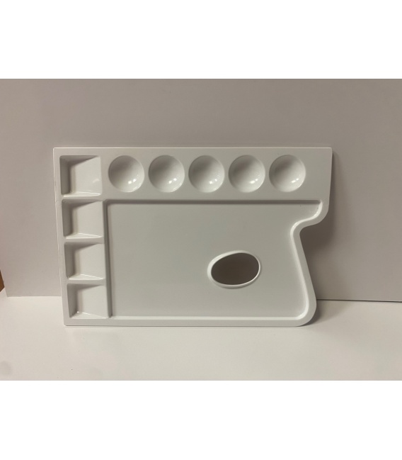 TAVOLOZZA PLASTICA 17x25 cm RETTANGOLARE **