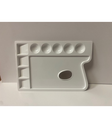 TAVOLOZZA PLASTICA 17x25 cm RETTANGOLARE **